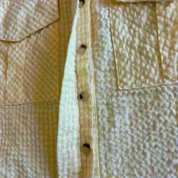 Sim & Sam Seersucker Picnic Blouse - Picture 3 of 8